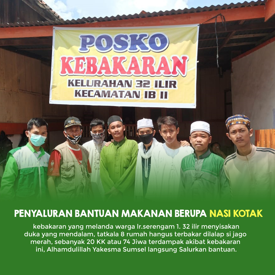 Read more about the article YAKESMA SUMSEL BANTU KORBAN KEBAKARAN LR.SERENGAM 1 32 ILIR PALEMBANG