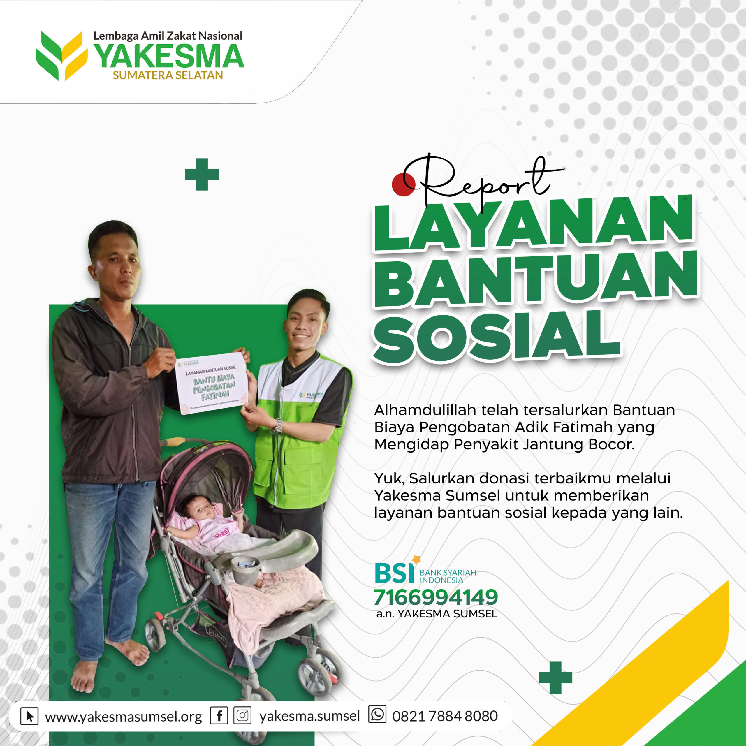Read more about the article Layanan Bantuan Sosial Yakesma Sumsel