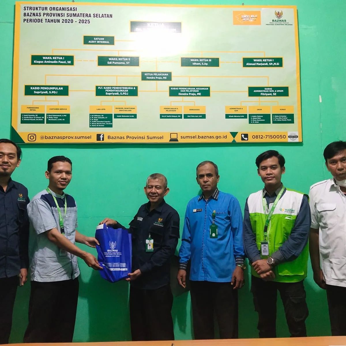 Read more about the article Silaturrahim Yakesma Sumsel ke Baznas Sumsel