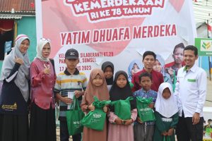 Read more about the article SEMARAK KEMERDEKAAN RI KE-78 TAHUN: DENGAN TEMA YATIM DHUAFA MEREDKA